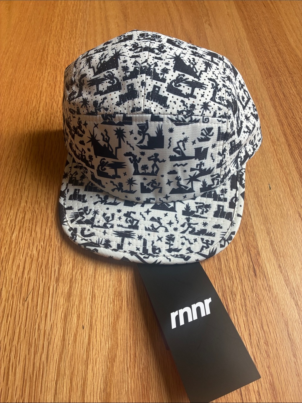 rnnr limited edition bay to breakers B2B Black & White Graphic Camp Cap